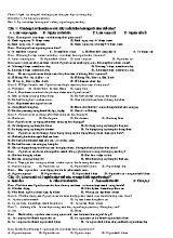 Đề kiểm tra môn Lịch sử Lớp 10